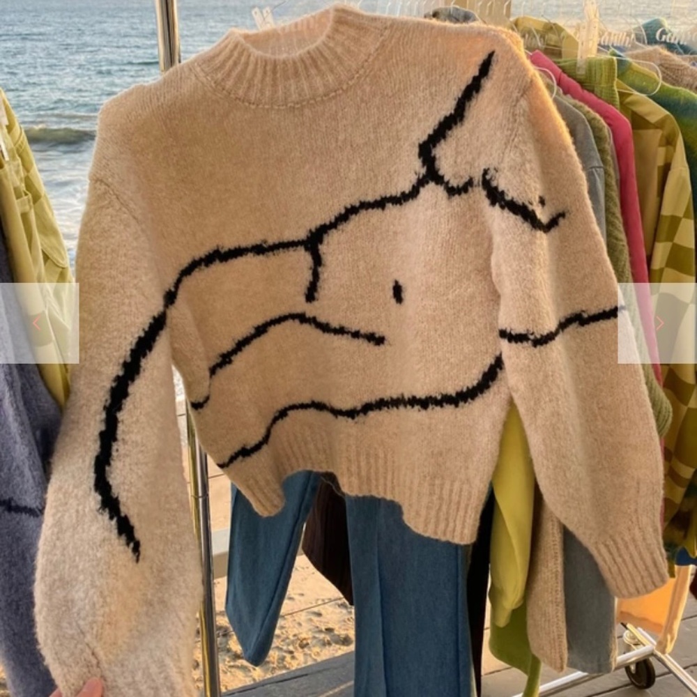 Paloma Wool Palmira Knit Sweater in Ivory